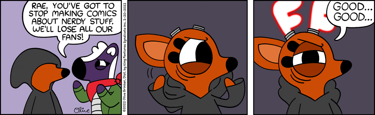ComicsKingdom's tweet photo. Rae the force be with you. π
https://t.co/VsQCTDiGZm
90 comics in 90 days #41
π¨: RAE THE DOE by @olivebrinker
#90daysofcomics #comics #comicstrips #illustration #dailycomics https://t.co/5FXOvTfJhR