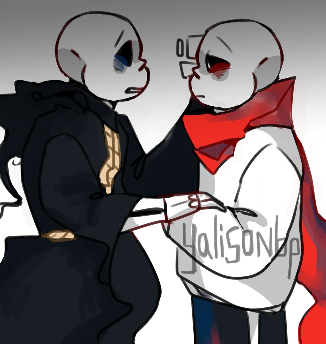 Zwagyzonk on X: RT @RenMist: Happy Valentines guys 💜 #undertaleaus #sans # aus  / X