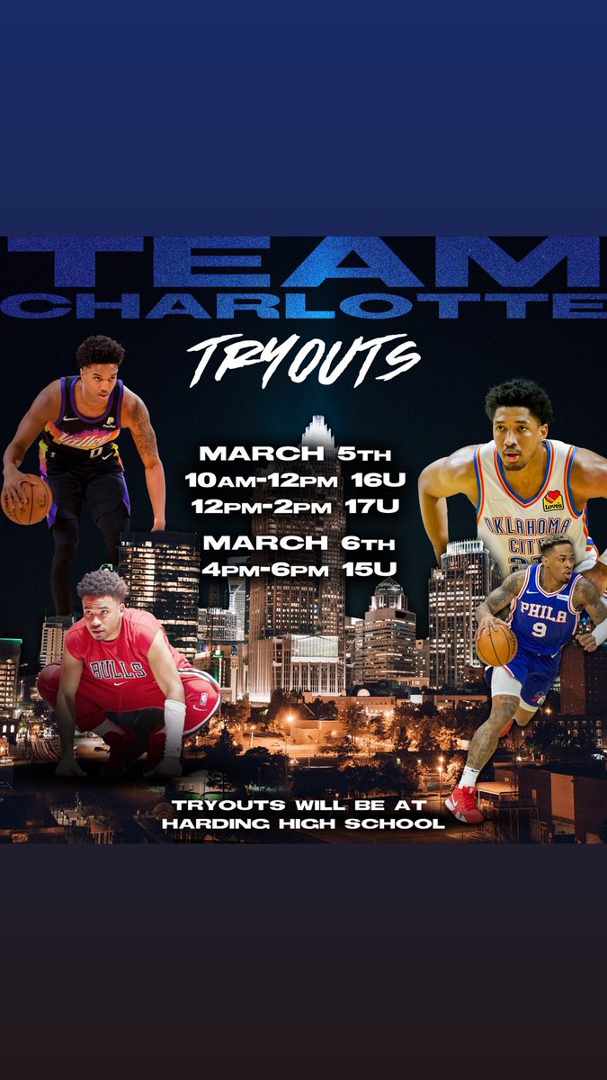 Team_CLT's tweet photo. ❗️The Standard is the Standard❗️ 🗣Tryout Information posted 👇🏽 #TCWAY https://t.co/gTaMpWAVFB