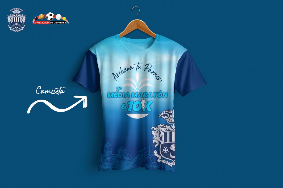 DeportesArchena's tweet photo. 💣 ¡Ya la tenemos aquí 👏🏻🎉!

Ilusionados de presentar la camiseta oficial de la #MediaMaraton y #10K #Archena, tu paraíso.

¿Te has inscrito YA 🤔?

Aún estás a tiempo de participar en uno de los eventos del año en #Archena. 
Click aquí 👉 https://t.co/YabnZgpELf https://t.co/VdppOACwa6