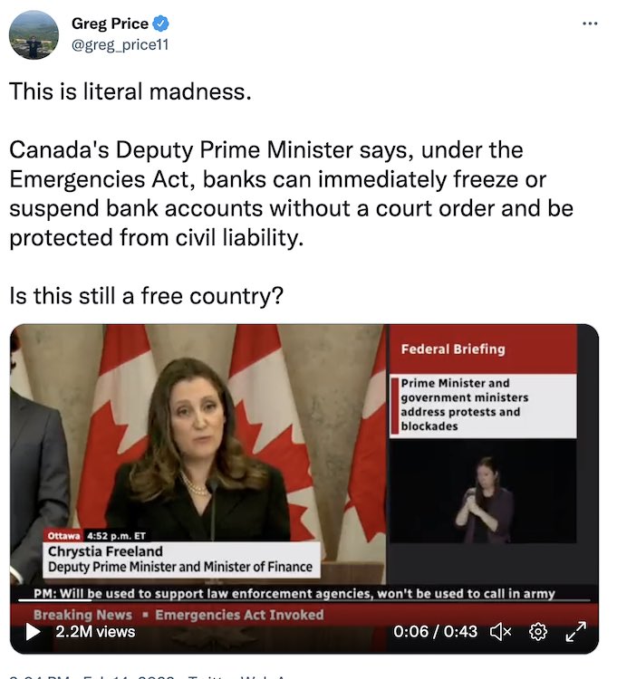 pete____d's tweet photo. New blog: Politely grasping, or how the nation state temporarily known as “Canada” is dealing with its fourth turning.

Link: https://t.co/jmjQUmA0wH

H/T @Jiran_z @greg_price11 @nunchuk_io #FreedomConvoy2022 https://t.co/OSSknEpsga