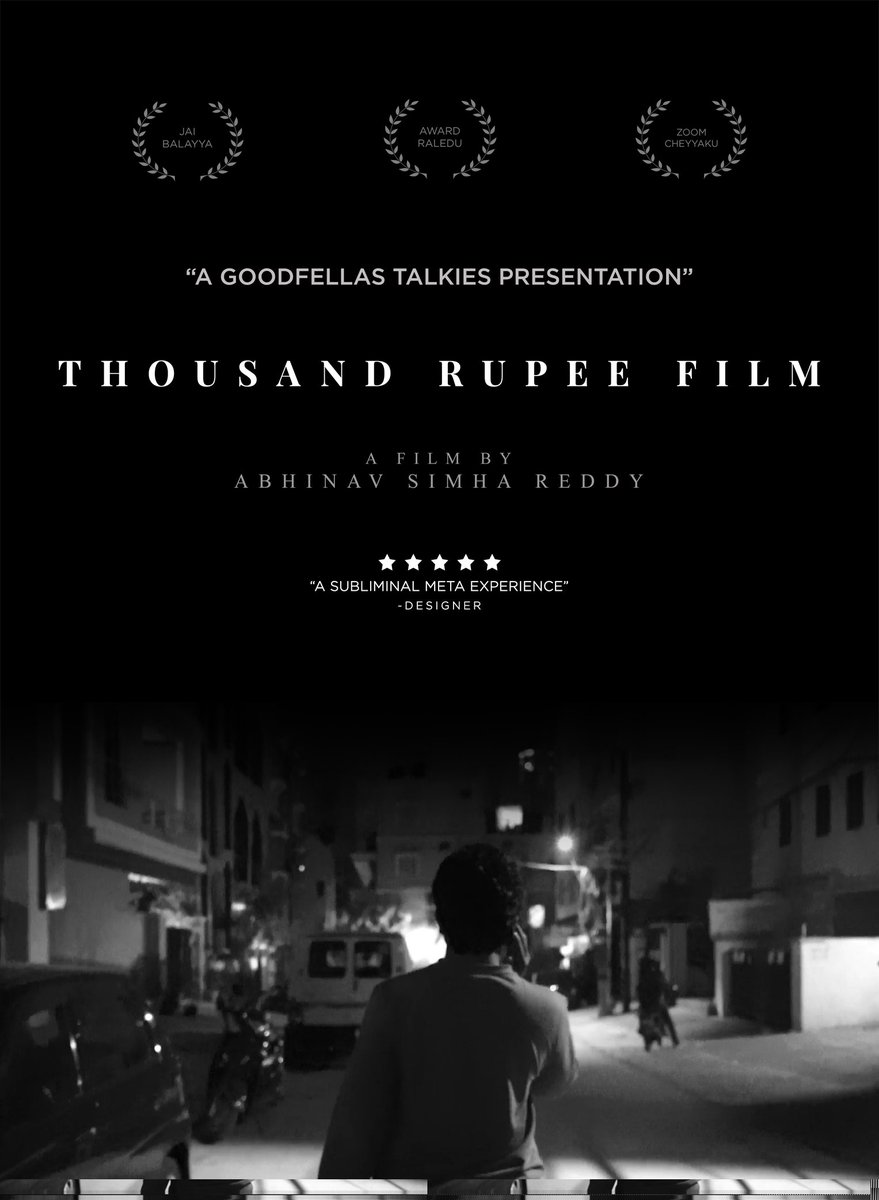 RamVenkatSrikar's tweet photo. Okay if you have 10 minutes, watch this tiny meta film. If you don't, spare 10 mins and do it. 

Filing it under #EncourageNewTalent.

Watch on Instagram: https://t.co/BA03JVZFHa https://t.co/IKDaepElRS