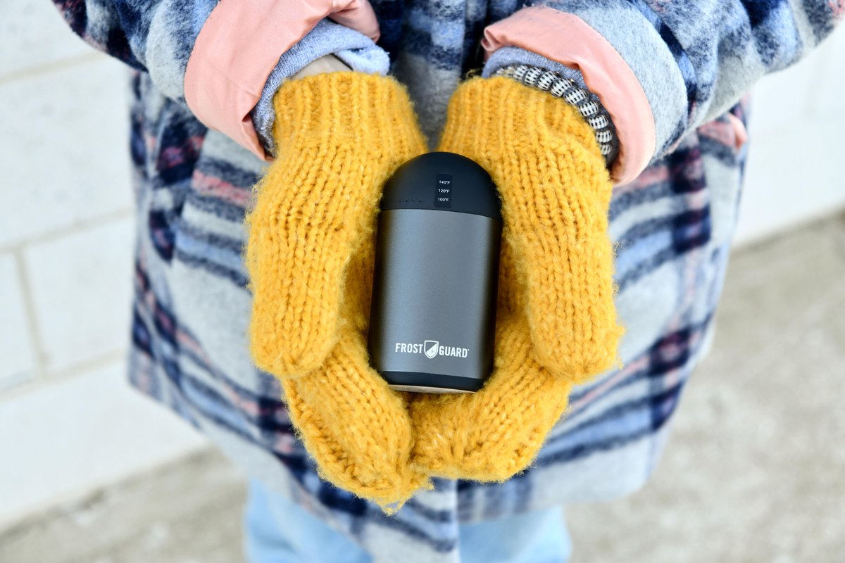 frostguard's tweet photo. Keep your hands warm and your phone's charged with our new FrostGuard Hand-Warmer. 🧤 Only available on https://t.co/0aBAVA32xh. Follow along for more products! @urban__transit 
.
.
.
#Winter #ColdHands #PhoneCharger #Rechargeable #Compact #UrbanTransit https://t.co/DGDYvFlVXR