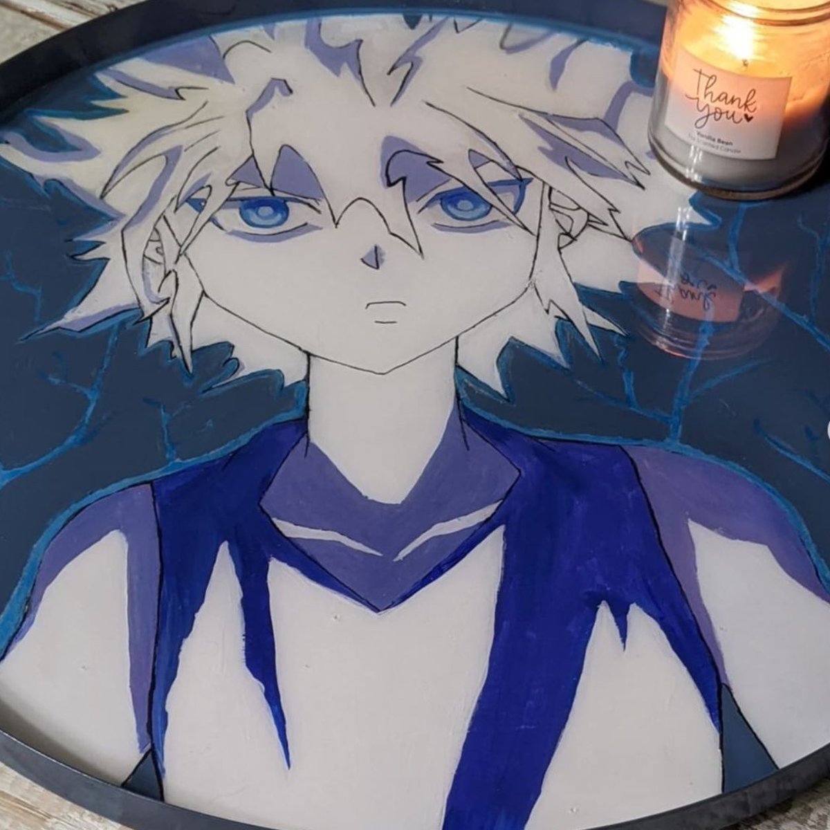 TechnoGlowInc's tweet image. Look at this awesome anime tray created by @lexotakucreations (IG) It is a glow in the dark photo followed by the daytime photo. The last photo is a black light shot.
.
.
.
#anime #traytable #resinart #glowinthedark #technoglow #technoglowproducts # gitd #glowanime