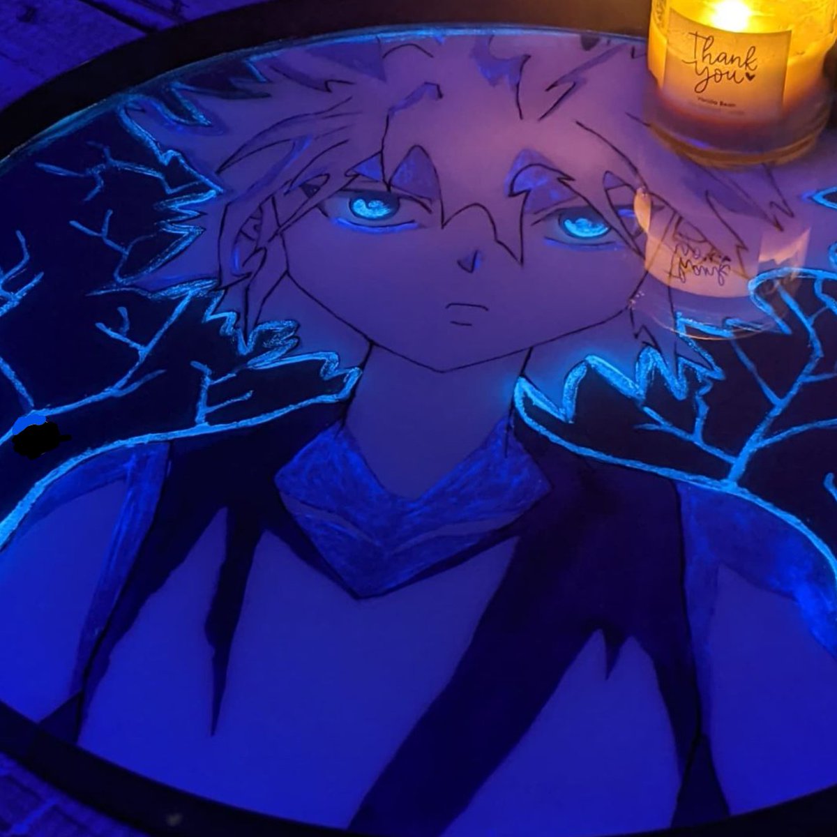 TechnoGlowInc's tweet image. Look at this awesome anime tray created by @lexotakucreations (IG) It is a glow in the dark photo followed by the daytime photo. The last photo is a black light shot.
.
.
.
#anime #traytable #resinart #glowinthedark #technoglow #technoglowproducts # gitd #glowanime