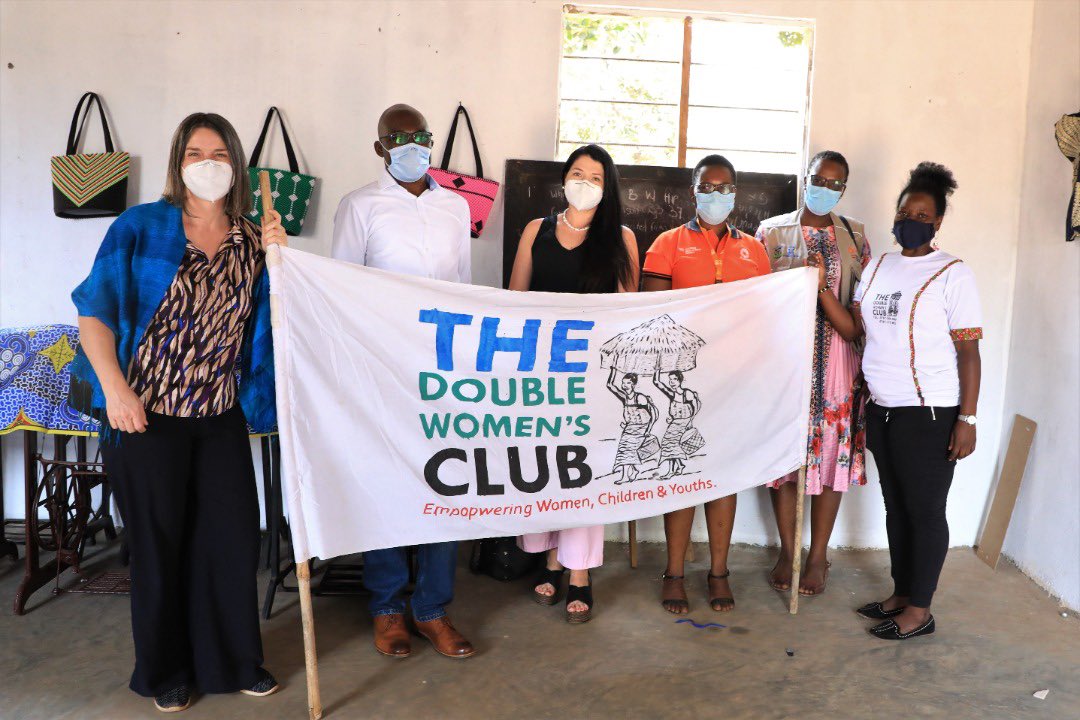 CAREUganda's tweet photo. It was a pleasure hosting the Head of @AustrianDev and Governance Advisor Dr Kremser &Katja respectively in Gulu. They visited some of the work by under the #WAYREP project supported by ADA. Dr Kremser emphasised 3things to the girls: importance of school, FP &No violence. https://t.co/rrfEQUPybO