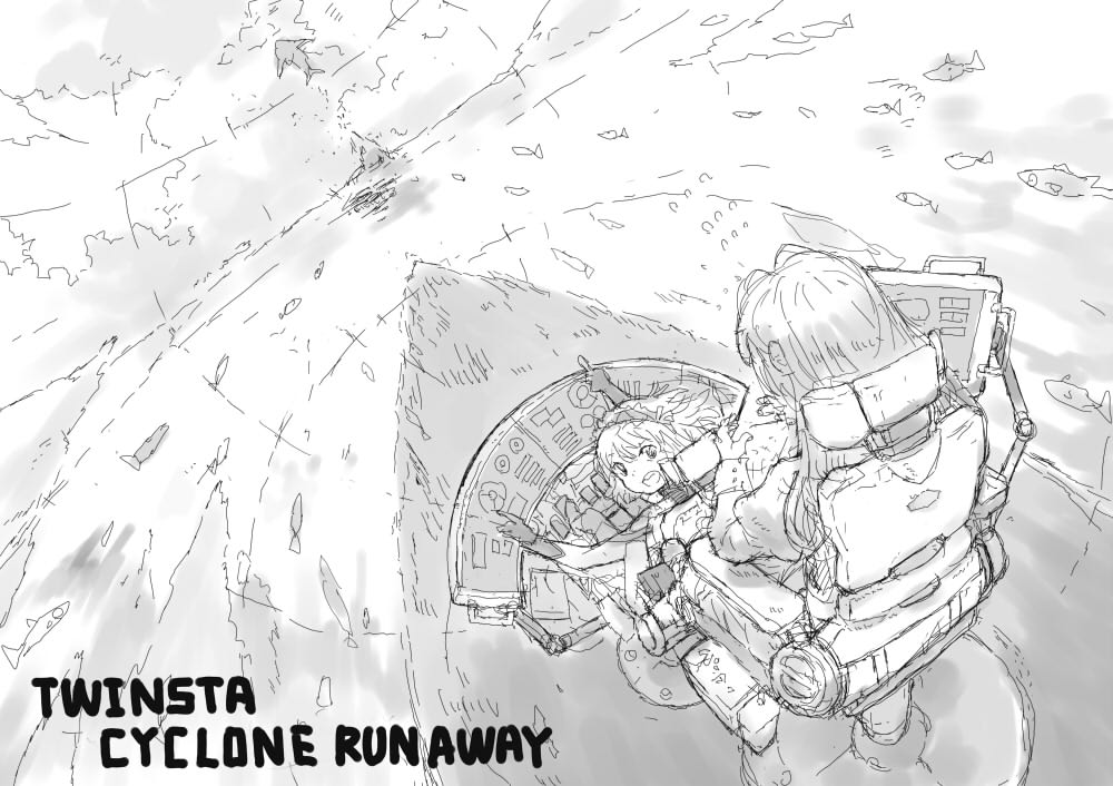 ツインスター・サイクロン・ランナウェイ 頭の中ではこんなイメージ