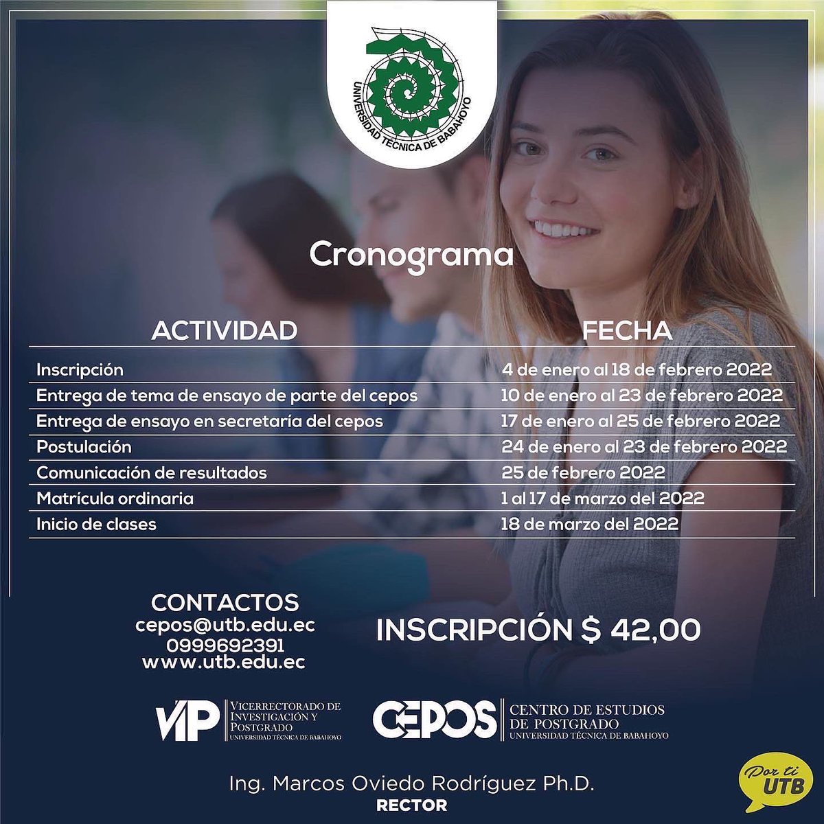 #EstudiaConNosotros Maestría en Sistemas de Información mención Gestión de Seguridad de la Información #CEPOS