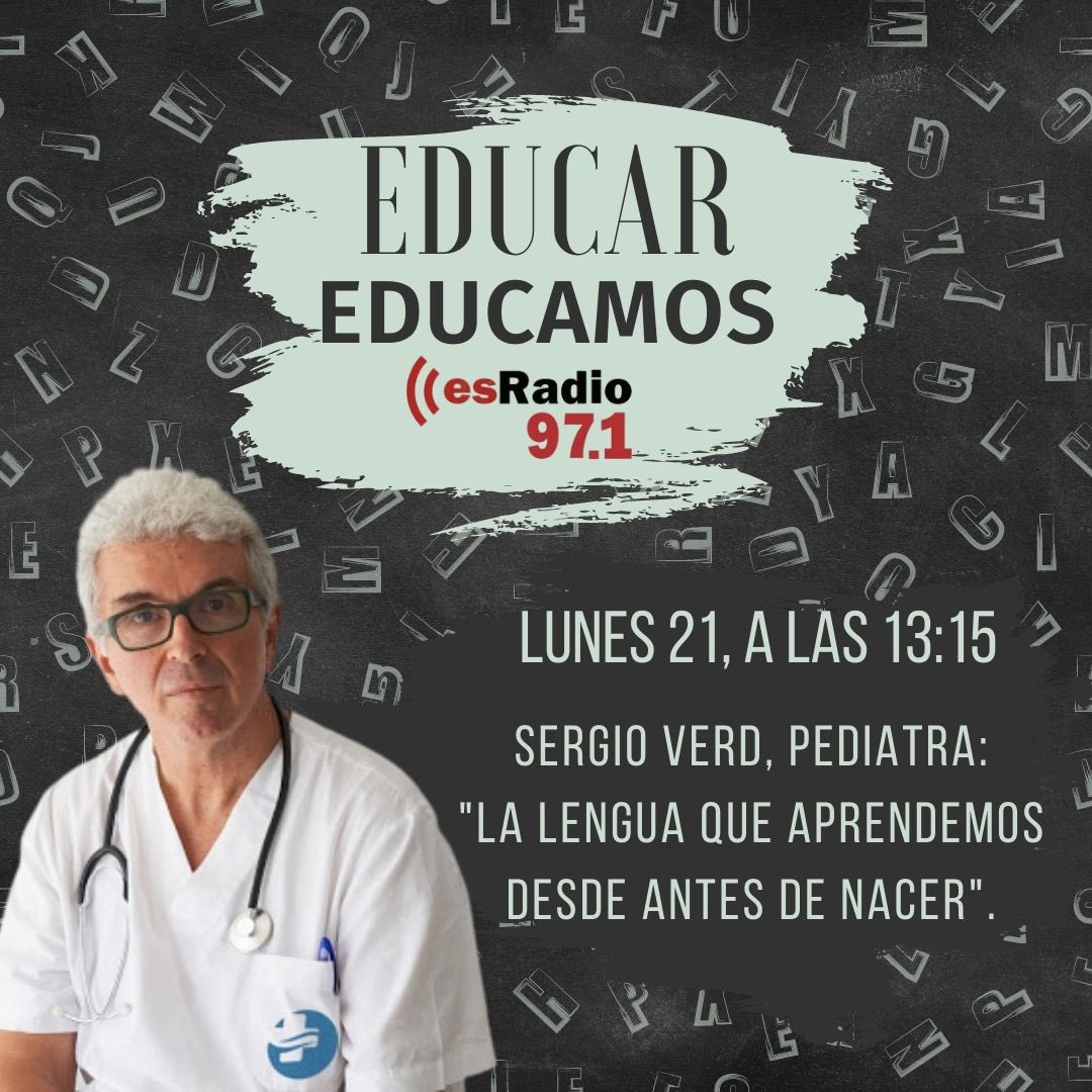 VickyFerrerColl's tweet image. Mañana es el Día Internacional de La Lengua Materna. ¿Sabéis lo que influye en nosotros desde que estamos en el vientre materno? Para saberlo, el Doctor Sergio Verd, estará con nosotras a las 13:15 en el 97.1 FM @esRadio971 con @MaraMor66392223 #educareducamos #radio #educacion