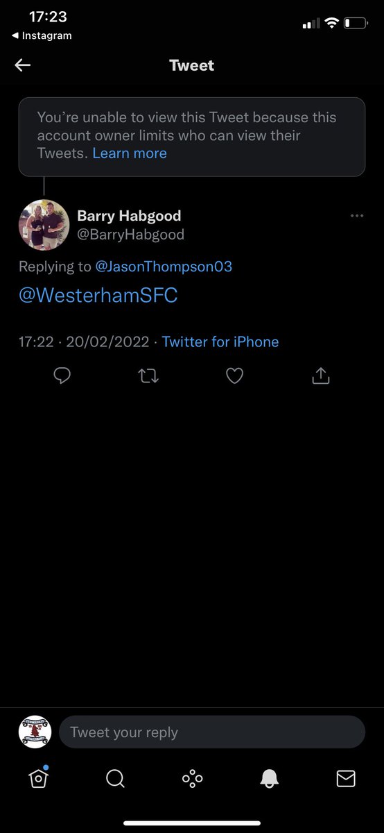 Westerham Sundays FC tweet media