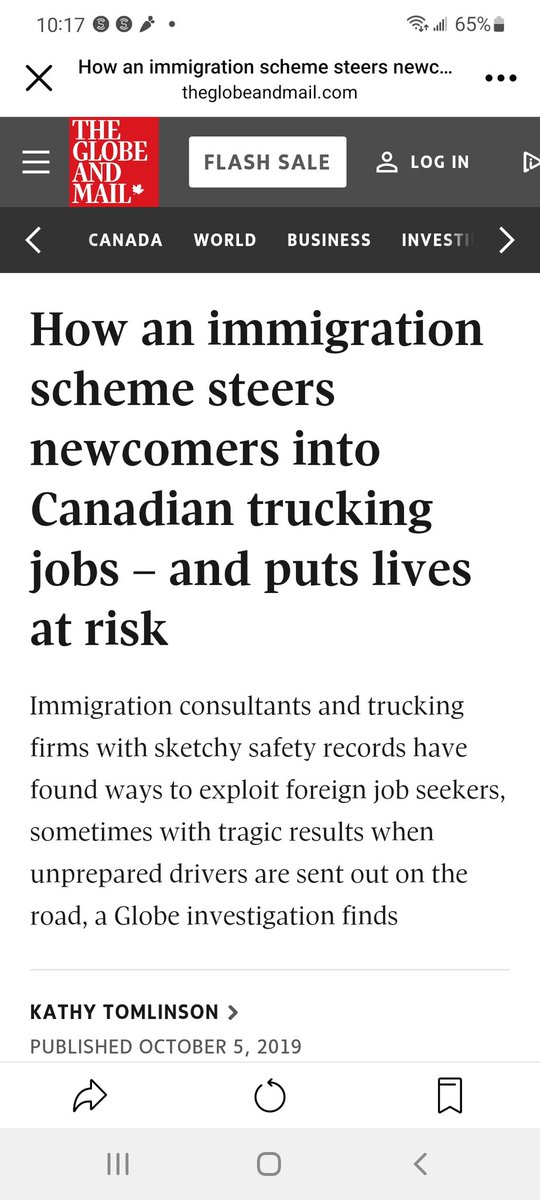 NurseMom5AB's tweet photo. #ConvoySupporters
Do we hear you ALSO speaking out alongside truckers regarding wage theft, unsafe working conditions, &amp; an immigration scheme steering newcomers into Canadian trucking jobs &amp; putting lives at risks?
Don't say this is about truckers if you ignore the rest. https://t.co/gPmcwy3fHl