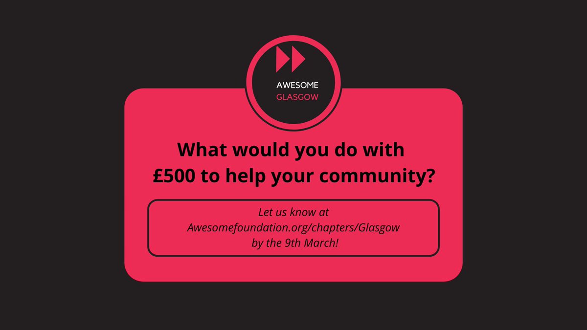 Got an Awesome idea? 💡

Applications for our next round of funding close on the 9th March. 

Head to bit.ly/3nDdXWp to find out more
