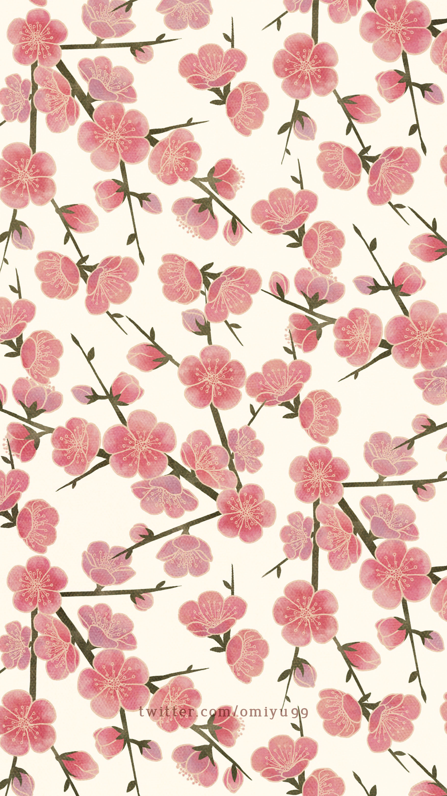 Omiyu お返事遅くなります 梅づくしな壁紙 Illust Illustration 壁紙 イラスト Iphone壁紙 Apricottree 梅 Flower T Co Onkbmbizgn Twitter