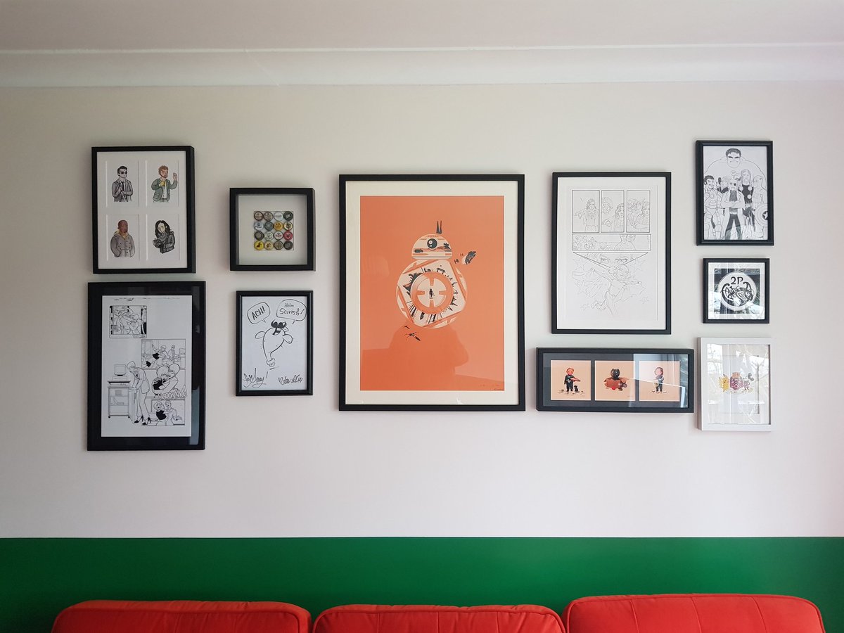 amygarveyeckett's tweet photo. Gallery wall is up which completes this little corner of our living room. https://t.co/UqMBESHc5o
