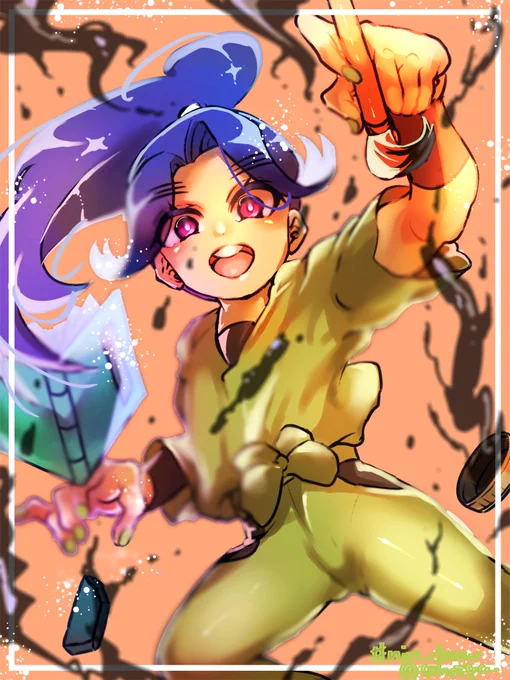 #nin_draw 三度の飯より夢中さこれがなけりゃ世は虚ろそうさ 誰にも邪魔はさせないのさ! 