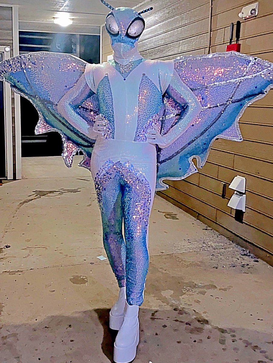 JayStitchezzz's tweet photo. I Never Show Yall My Costumes! Full Look By Me Head To Toe! 👽 💎 🧊 🪡✨ #Garconwayz #Ballroom #CWE https://t.co/Iob7J1wMSG