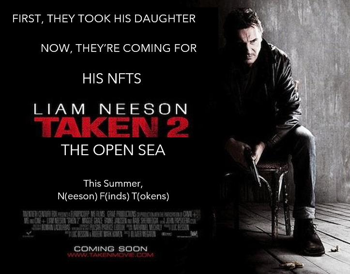 HeyShif's tweet photo. Wow they're already making a movie about the @opensea exploit https://t.co/Yt1tGPsm3l