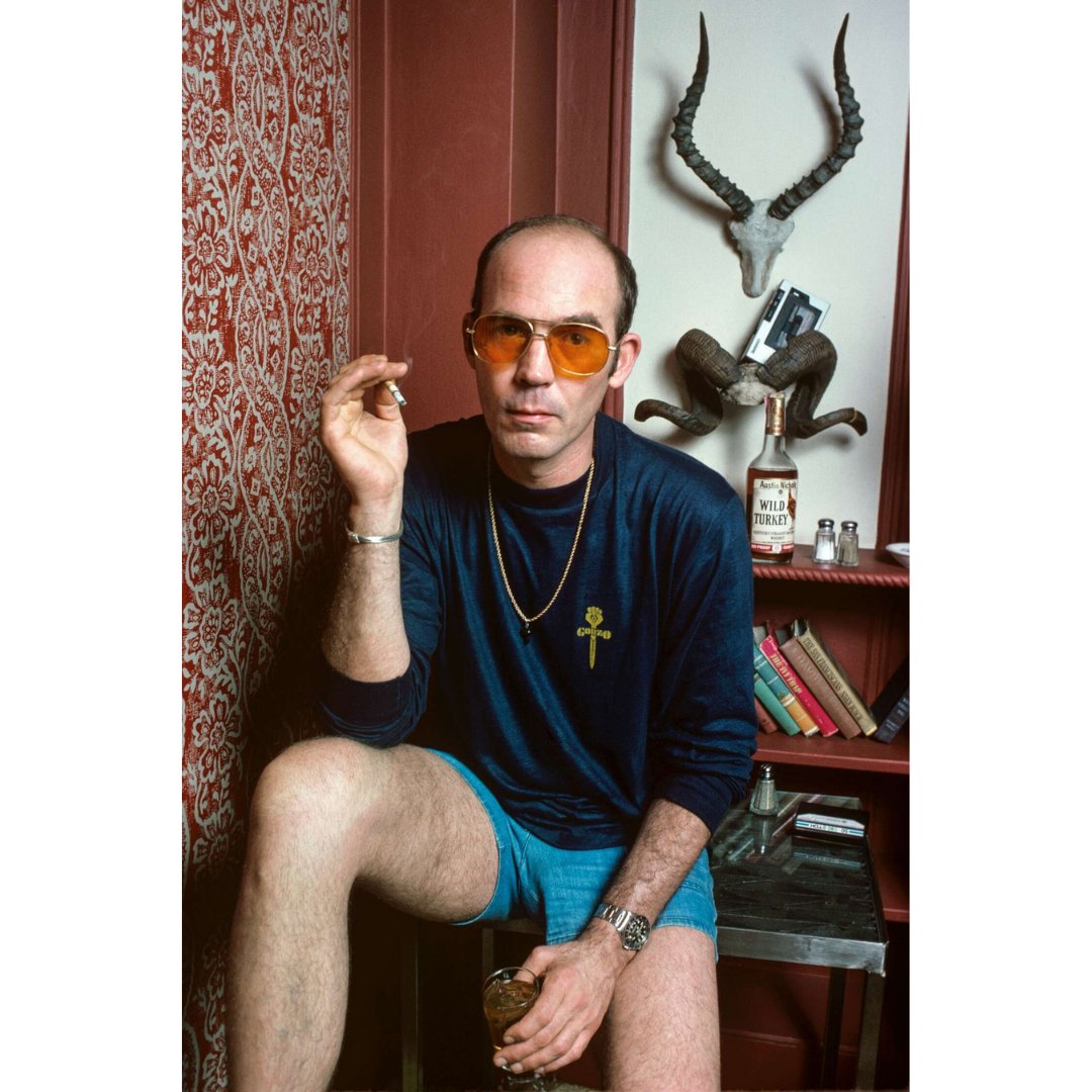 mickeyhart's tweet photo. "If the @GratefulDead came to town, I’d beat my way in with a fucking tire iron, if necessary." ~ Hunter S. Thompson
Dr. Gonzo made his journey to the other side 17 years ago today, but his words will stay with us forever. What's your favorite Hunter S. Thompson quote? https://t.co/sx9W9F3OWv
