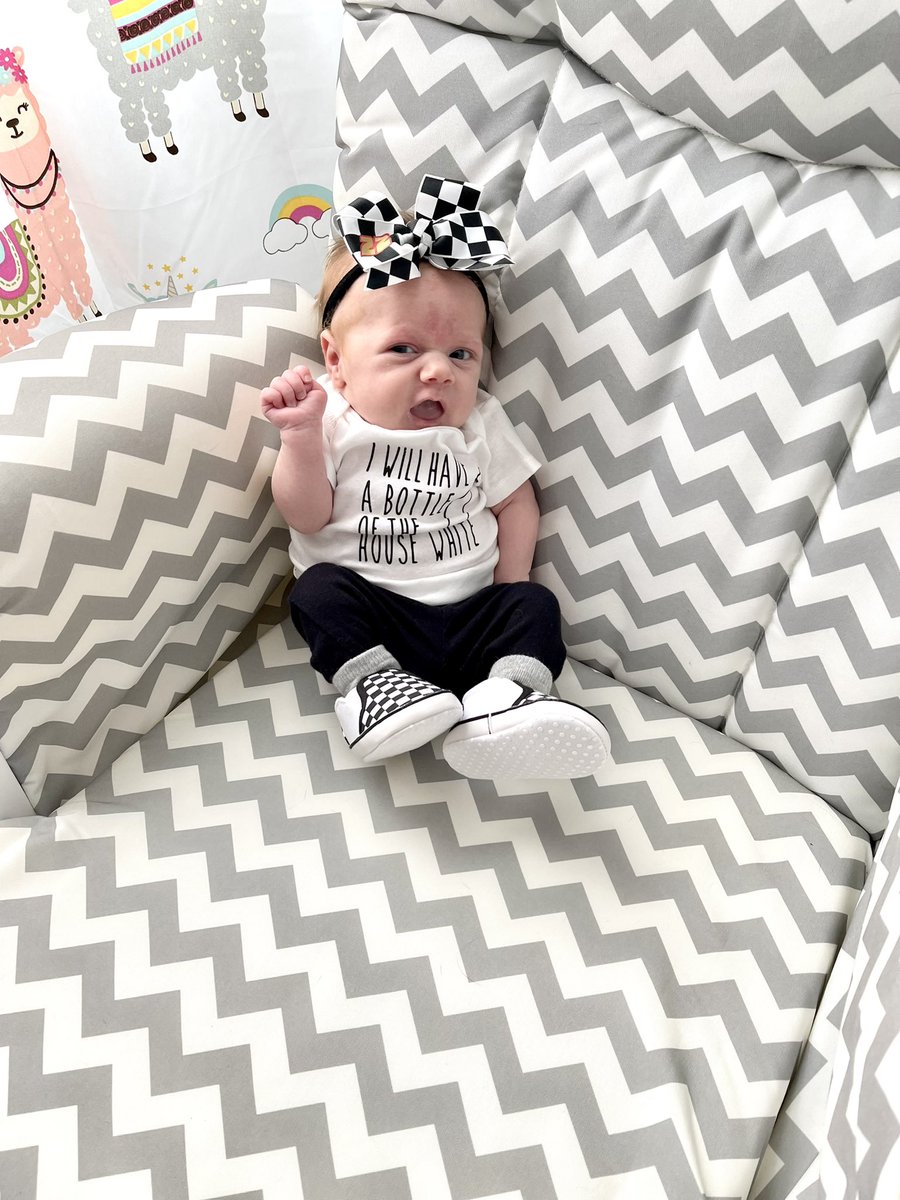brownbre9's tweet photo. It’s #DAYTONA500 day!! We are rootin for @Team_Penske! My 1st Daytona 500 (hopefully next year my shoes fit!) 🏁🍼❤️ I’ll also take a bottle of the house white while watching the race!! @NASCAR https://t.co/5FHIN7ERZP