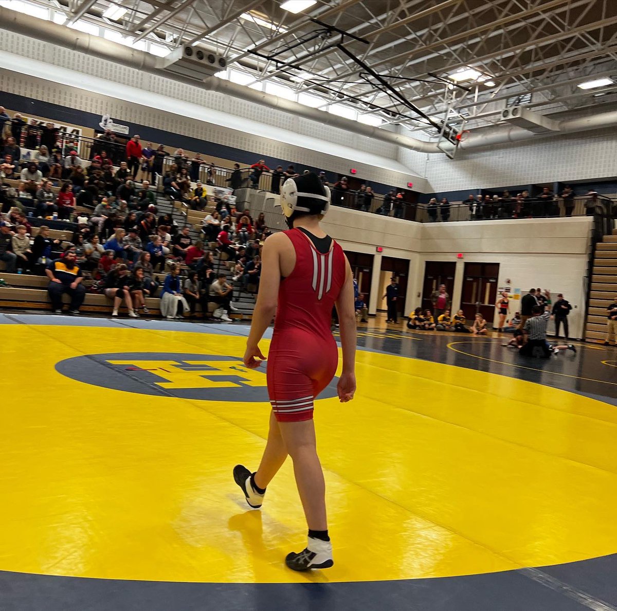 HollandWrestlin's tweet photo. Kaydence is the first female in school history to make it to the Michigan Wrestling State finals!!!  

She will wrestle at Ford Field on March 4 and 5.  

#UnleashTheBeast https://t.co/0N6Ab4sXHF