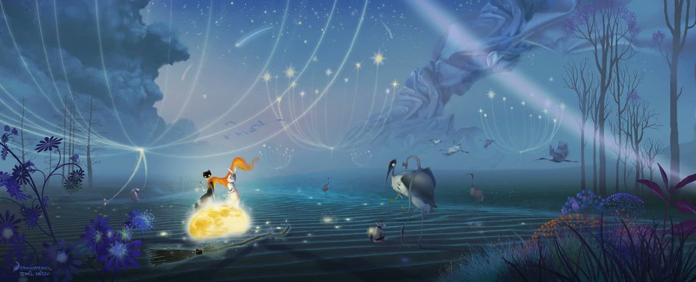 Animated_Antic's tweet image. I came across some concept art from the canceled DreamWorks film Rumblewick which would've been about a magician’s rabbit who would've been taught to learn magic and caught up in a witches duel. This concept art is amazing.