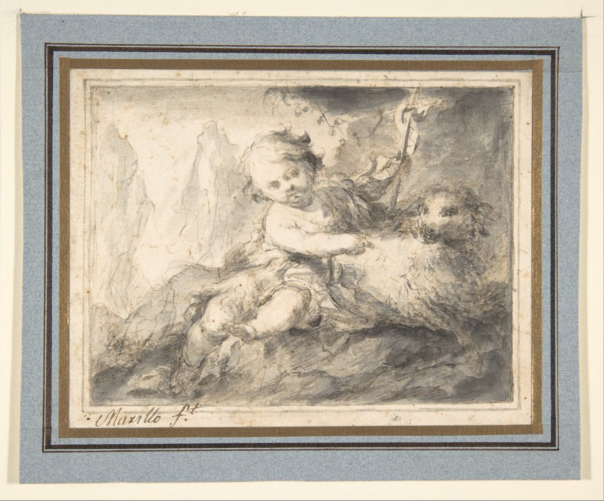 met_drawings's tweet photo. Bartolomé Estebán Murillo, The Infant St. John the Baptist, 1618–82 https://t.co/lcrbSNyI65 #drawingsandprints #bartoloméestebánmurillo https://t.co/RAjbXVDdTn