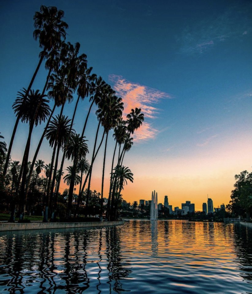 Regram @nickyp_pics
Echo park is a beautiful little spot to catch sunset. With the city in the background and palm trees in the side, this created a perfect little scene.
#palmtrees #losangeles