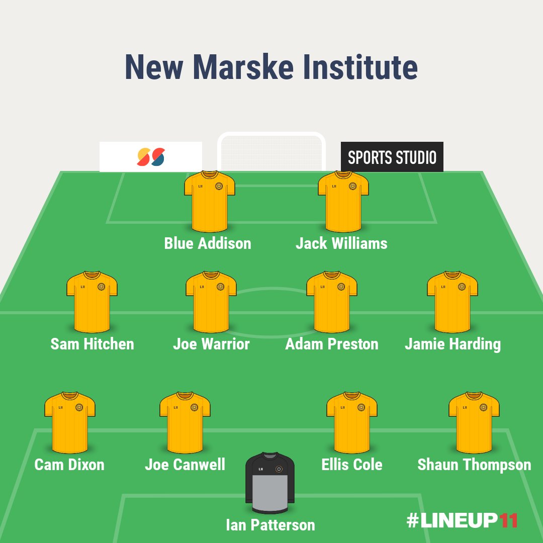 Teesside Central 1-13 new marske institute 

⚽️⚽️⚽️⚽️⚽️ Jack Williams 
⚽️⚽️⚽️Sam Hitchen
⚽️⚽️⚽️Jamie Harding
⚽️Adam Preston
⚽️Blue Addison