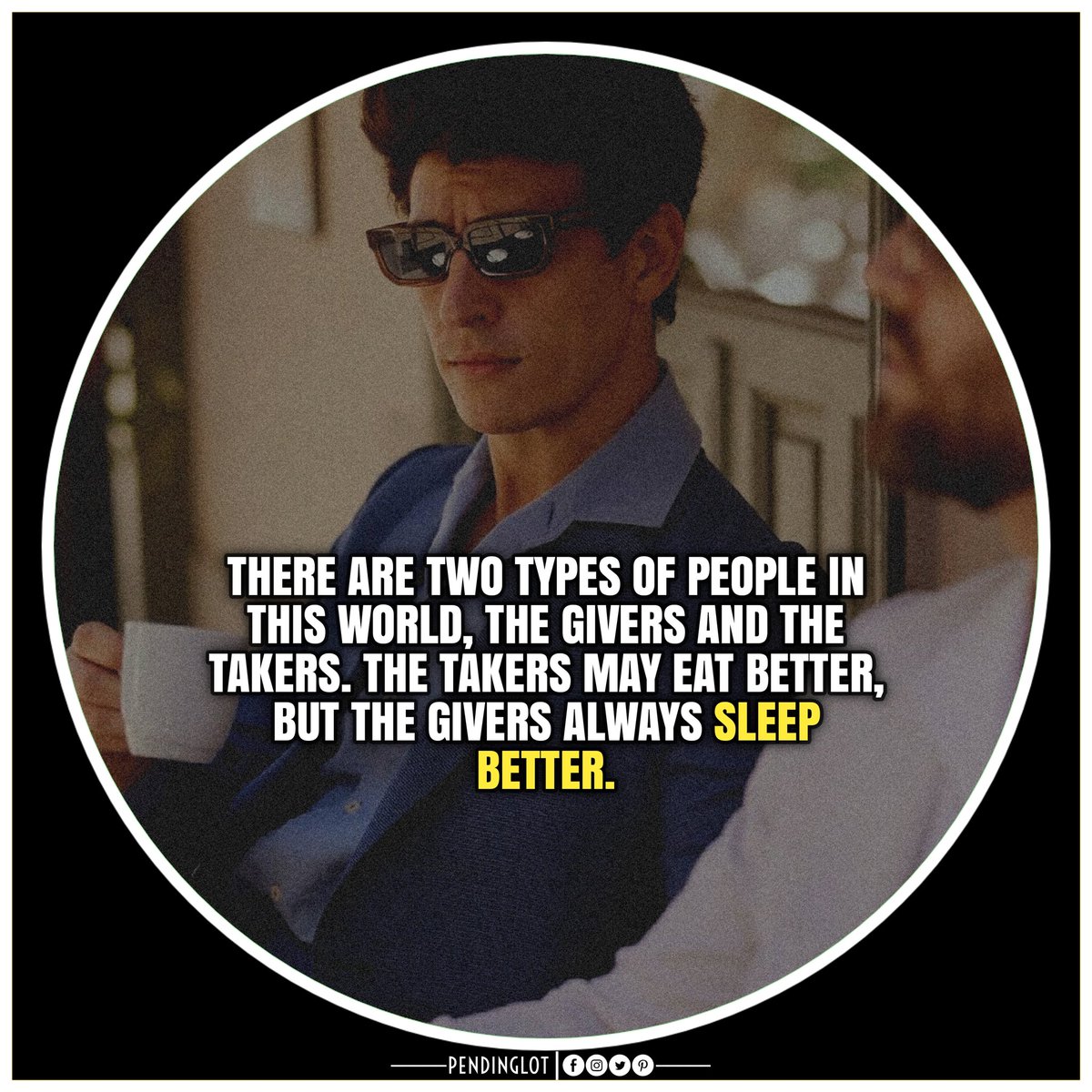 There Are Two Types Of People In This World, the givers and the takers. the takers may eat better, but the givers always sleep better.

#entrepreneur #Entrepreneurship <a href="/elonmusk/">Elon Musk</a>