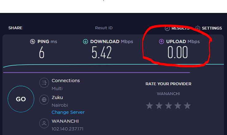 ZablowNe's tweet photo. @zuku where are my upload speeds ? you guyz know that without upload speeds internet does not work well A/C 284332 https://t.co/QpH0i1CiSq