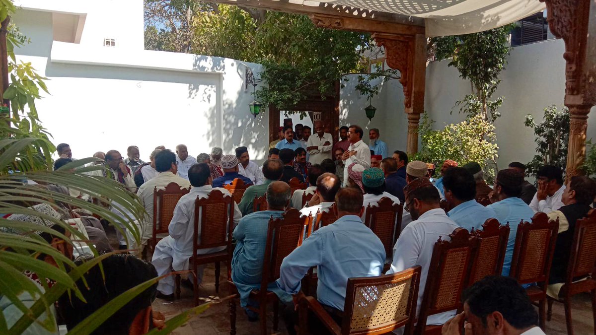 MarviSoomro_'s tweet photo. Meeting of All Pakistan #Soomro Association today @ Rahim Bux Soomro House Karachi Sindh https://t.co/JsCb7VhmBY