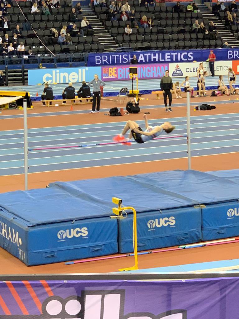Corby_AC's tweet photo. Another fantastic day for our multi-eventer Sammy L, competing indoors at the MCAA City of Birmingham Games today. Pbs in the Hurdles, Long Jump &amp; High Jump. 💙❤️  #BishopStopford1 https://t.co/Y1LGavvkE9