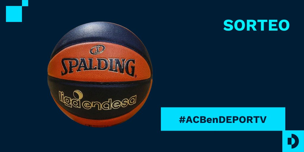 SORTEO🔥 | DALE que podes ganar la pelota <a href="/ACBCOM/">Liga Endesa</a> de la final de la Copa del Rey🏆. 

Nos seguís, RT a este tuit y escribís con el HT #ACBenDEPORTV. ¡Suerte!