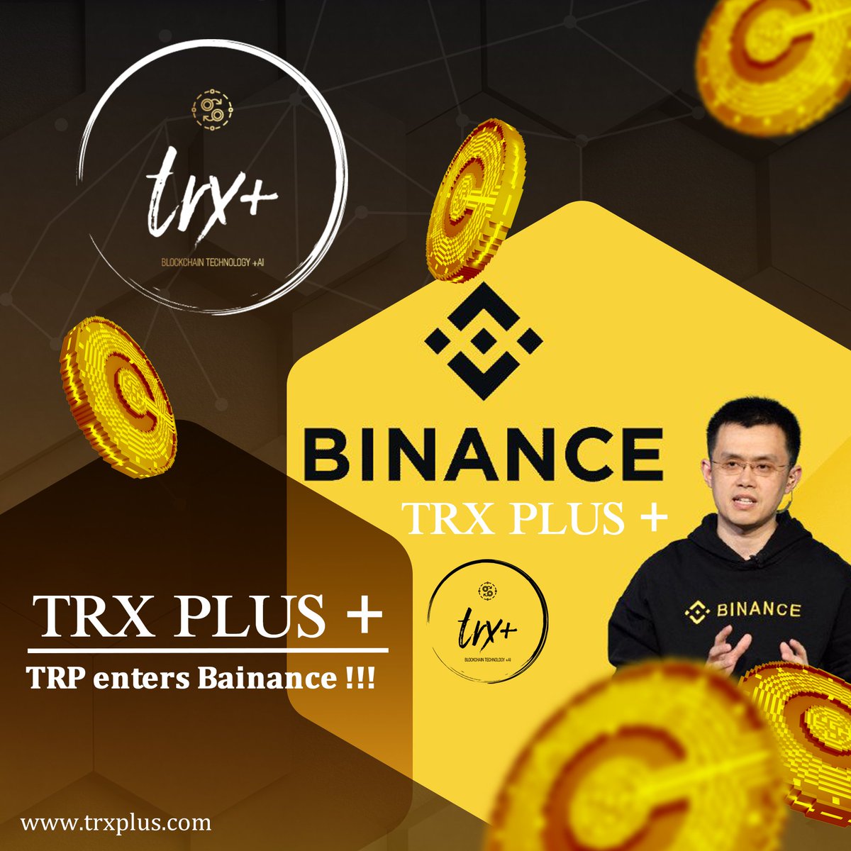 😱💰😱

What is your opinion about the cooperation between TRP and Bainance?

__________💰💰💰__________
<a href="/binance/">Binance</a> <a href="/cz_binance/">CZ 🔶 BNB</a>
#binance #trp #cryptocurrency #bnb #TRXplus #trxplus #tronscan #TRONLINK
#metavers #hobi #babydoge #trxcoin