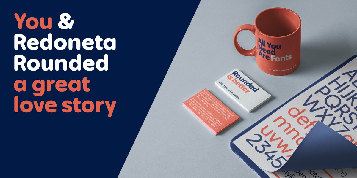 barrybianco's tweet photo. New release:
Redoneta Rounded, an extension of #Redoneta adding kindness to the rational geometry.
https://t.co/zfiJF0m4Q5
#redonetarounded #typography #typeface #font #newfont #newtypeface #typedesign #thedailytype #typeinspire #designfeed #designinspiration #graphicdesign https://t.co/eueXli3jGr