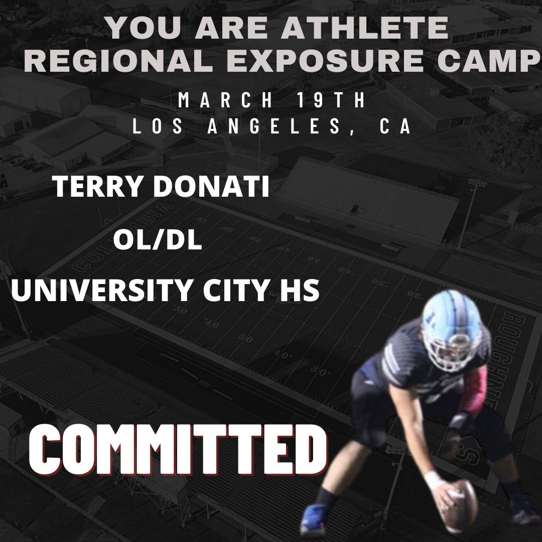 Extremely blessed and honored to receive an invite to the <a href="/youareathlete/">You Are Athlete</a> exposure camp! Can’t wait to compete with the best from SoCal!