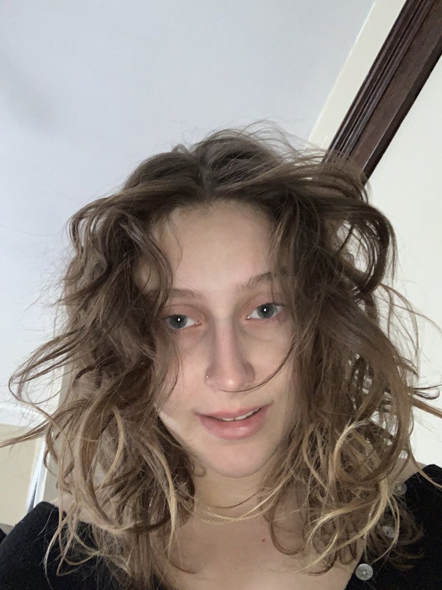 lwatrob's tweet photo. wear your curly hair they said, it’s so cute they said. y’all are my worst enemies. https://t.co/UuGd50UUXJ