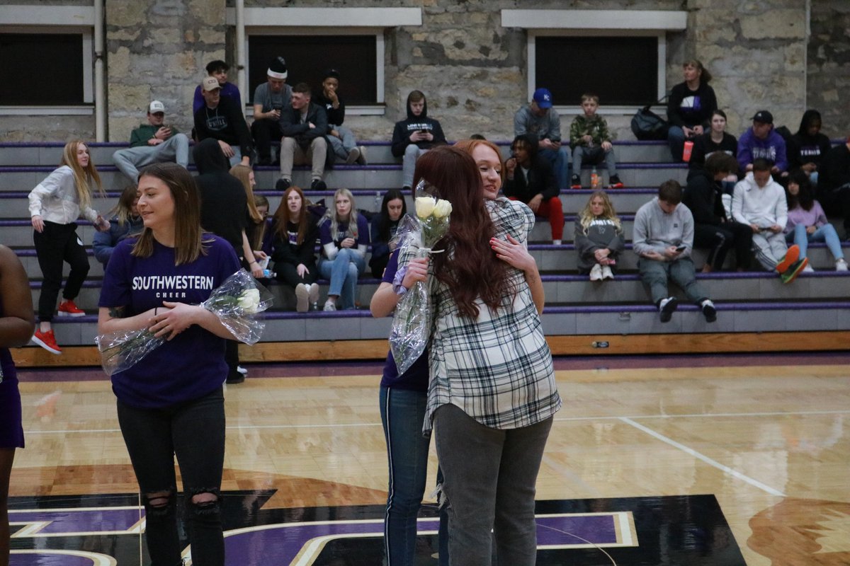 buildersports's tweet photo. Yesterday, we honored your Builder Cheer &amp; Dance Seniors! Thank you for your hard work and dedication during your time at Southwestern 

#moundbuilders #NAIA https://t.co/7CW8frqA6O