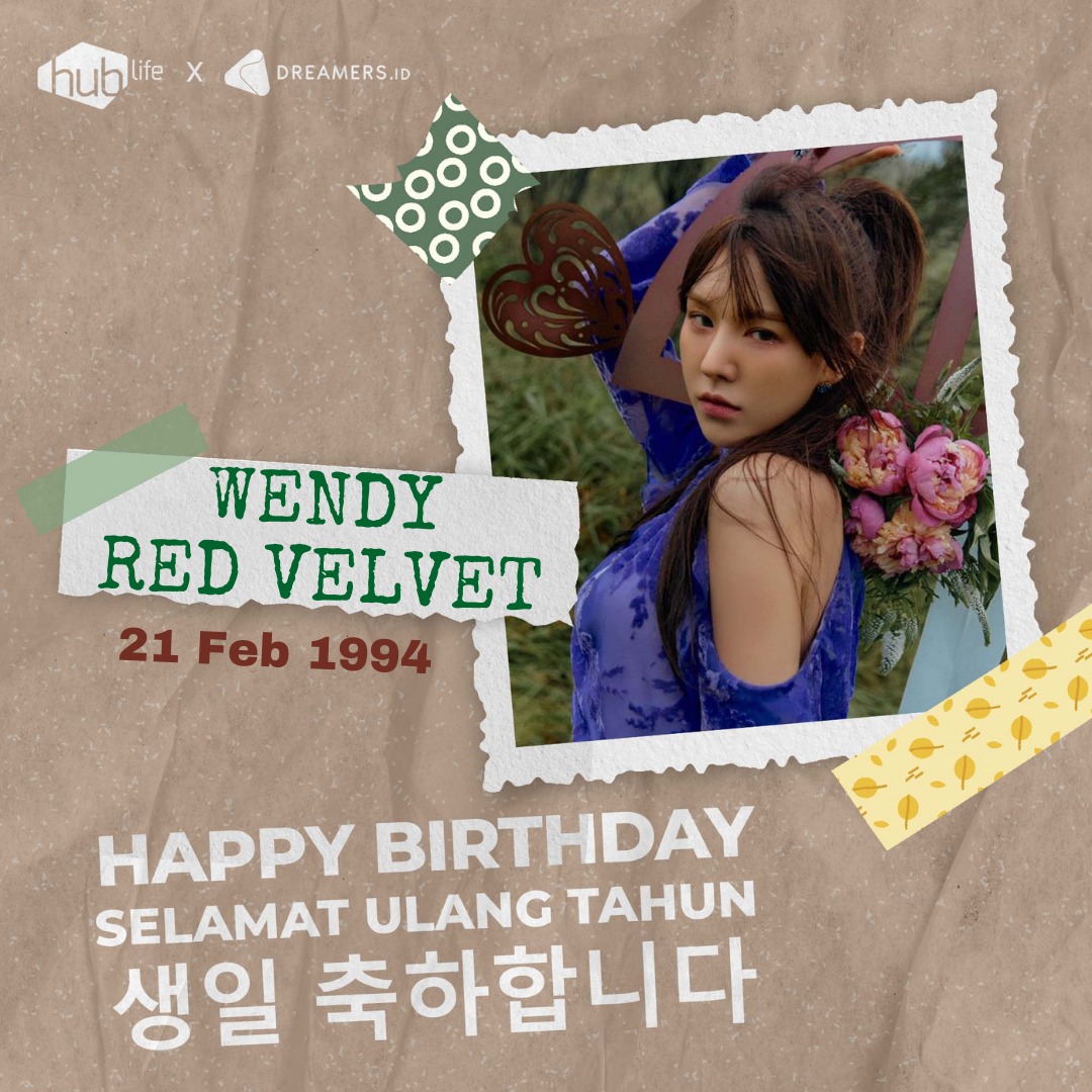 DreamersRadioID's tweet photo. Happy Birthday WENDY RED VELVET 🥳🎂 💖
@RVsmtown

Wishing you nothing but all the best for you.
May you always be happy, healthy and walk on flowery path! 🌸

#WalkTheRoadWithWendy
#우리의_파란_봄_웬디야_생일축하해 https://t.co/2zyTUEhzD8
