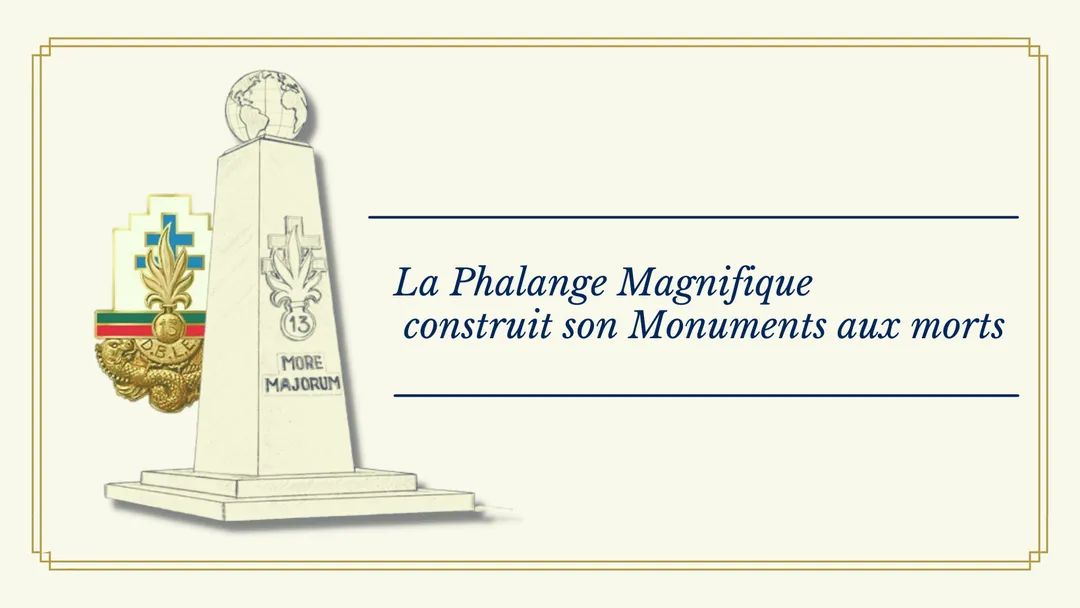 LegionEtrangere's tweet photo. Les légionnaires de la #13DBLE lancent la construction d'un monument pour honorer leurs morts.
➡ Pensé et co-construit par les légionnaires.
➡ Appel au savoir-faire des artisans locaux.

Contribuez et soutenez le projet
  👉  https://t.co/bI82wREhvQ 👈

#LégionEtrangère https://t.co/2ModuDQtWn
