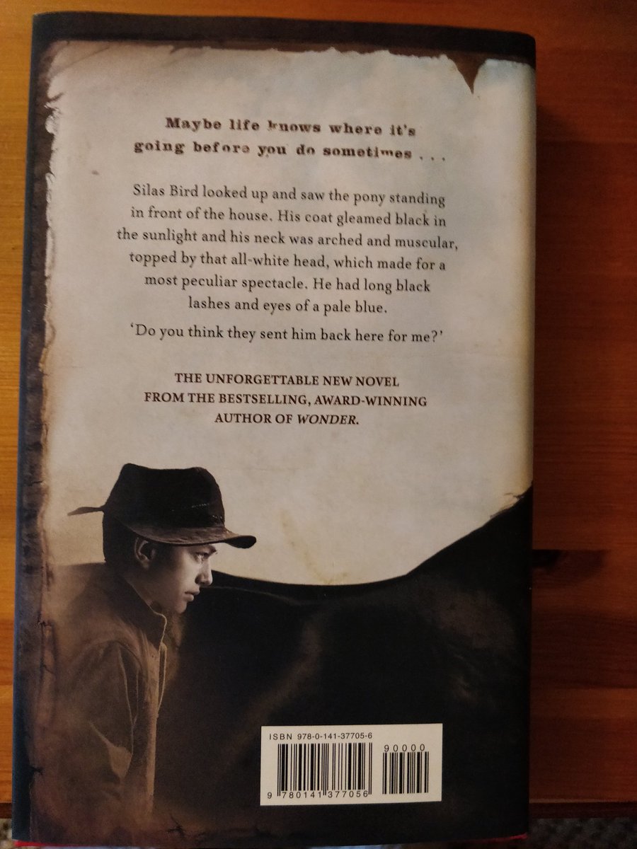 I've just finished reading Pony by @RJPalacio It's a story that defies labels or age of readership but one that you feel better for having read. Silas will stay with me for a long time. Thank you @jonnybid @TeresaCremin & @bookwagonuk you were all right. This is beautiful.