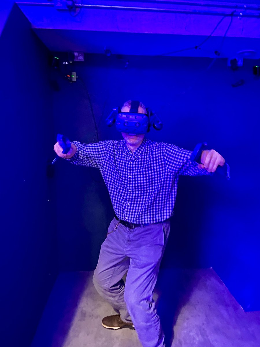 Was this research for a new banking virtual reality which I’m planning - or am I zapping my partner in a shoot ‘em up…? You decide. But I am working on an app…