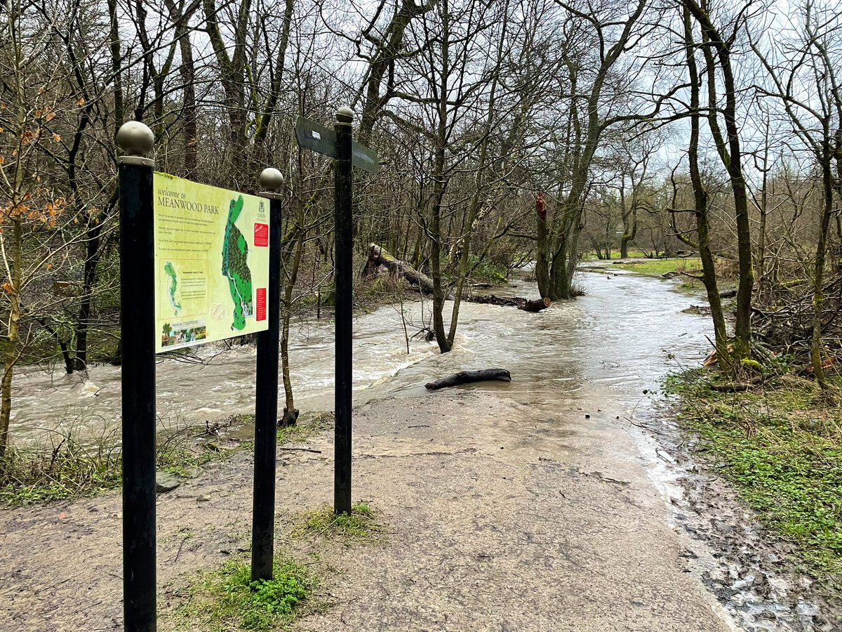 _Chris_Nash_'s tweet photo. A couple of snaps of a swollen #MeanwoodBeck this afternoon. https://t.co/wVbZNqh64L