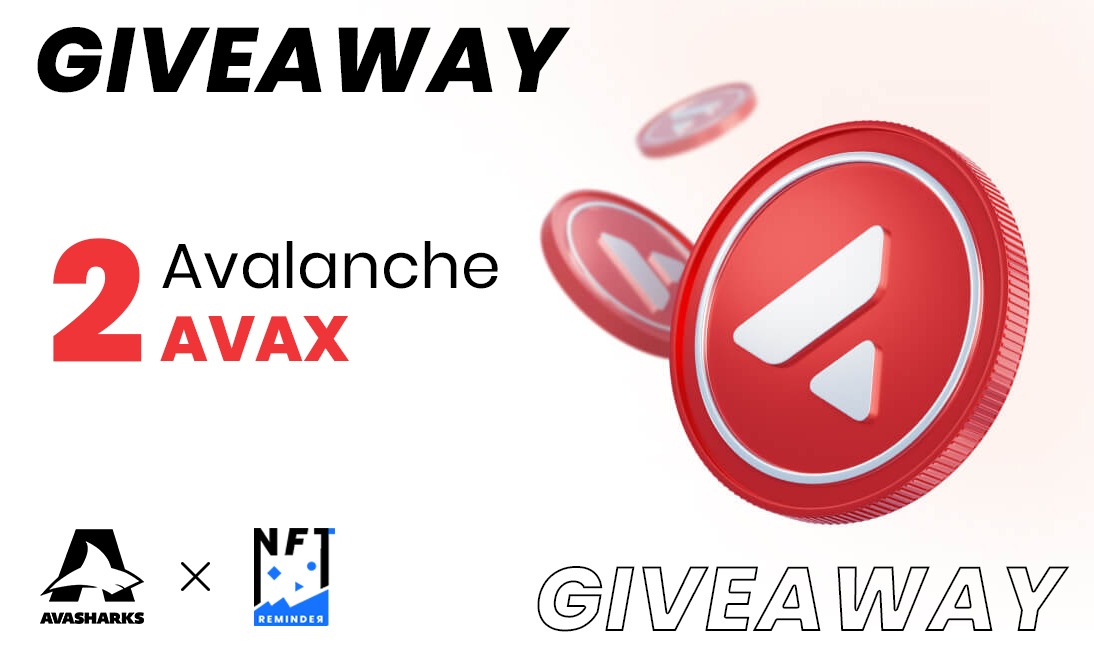 nftreminder's tweet photo. ⚡️🎁 $AVAX GIVEAWAY 🎁⚡️

💎 2x #AVAX (worth +$160)

1⃣ Like and RT
2⃣ Follow @Avasharks and @SOLGiveawayz
3⃣ Tag friends who wanna be RICH!

⏳ 24h

#NFT #NFTCommunity #NFTGiveaways #NFTCollector #NFTDrop #NFTGiveaway #Avalanche https://t.co/WqjwGlJ7rQ