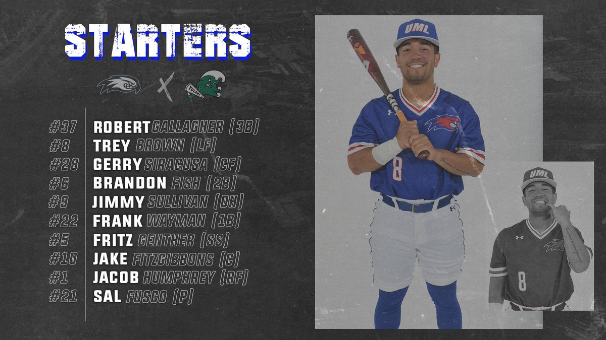 RiverHawkBB's tweet photo. Game 3 lineup, let's go 💪

#UnitedInBlue | #AEBASE https://t.co/5QCn3OozwM