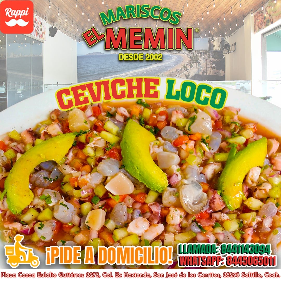 MariscosMemin's tweet photo. 🐟 Mariscos #ElMemin  🌊 #Al100yDeBuenas 
Menú https://t.co/RWSpkV29yM https://t.co/LwzSIeg18M