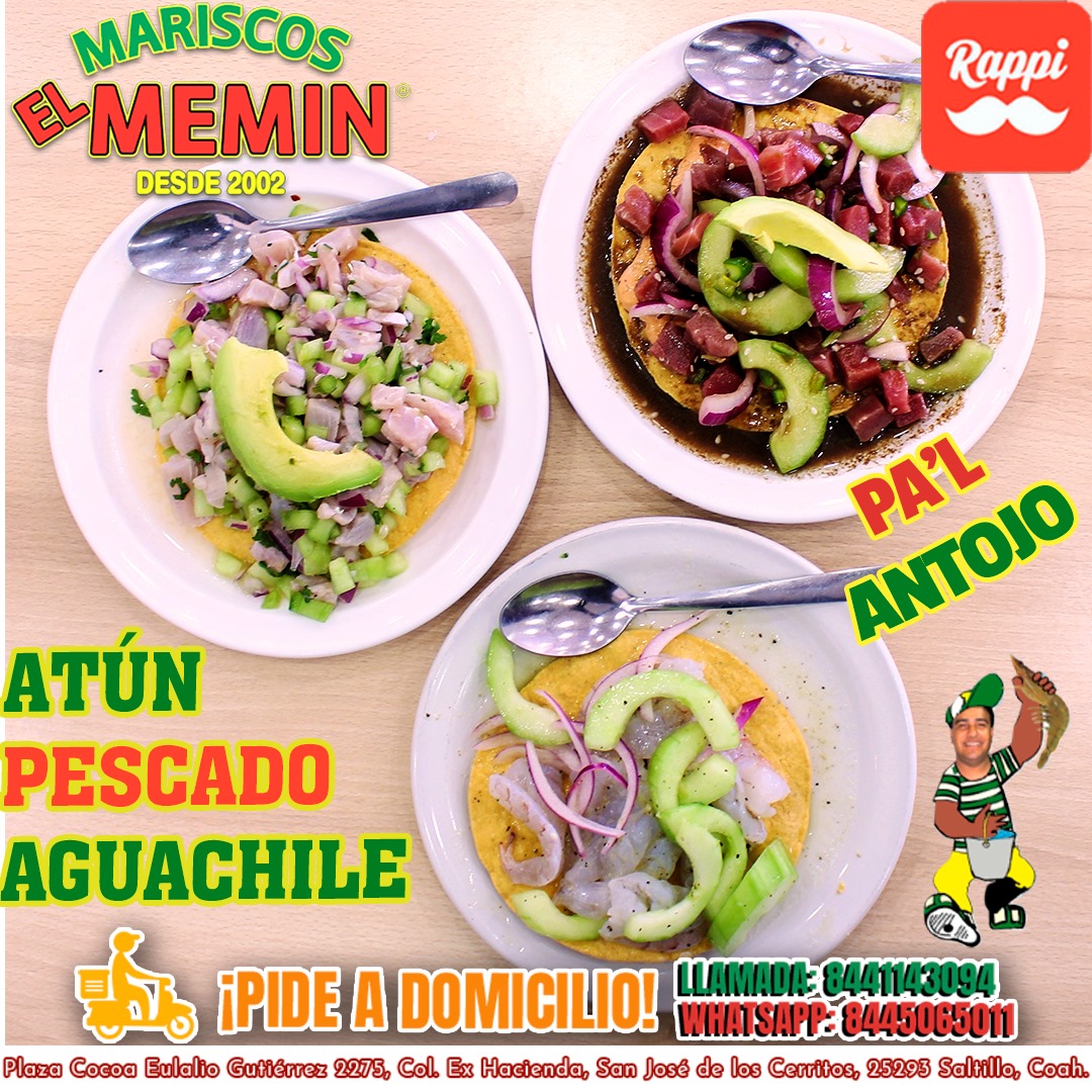 MariscosMemin's tweet photo. 🐟 Mariscos #ElMemin  🌊 #Al100yDeBuenas 
Menú https://t.co/RWSpkV29yM https://t.co/LwzSIeg18M