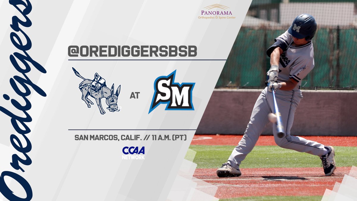 MinesAthletics's tweet photo. Series finale between @OrediggersBSB and Cal State San Marcos is the entire docket today for Mines. First pitch just in time for Sunday dinner at 12 p.m. (MT)/11 a.m. (PT).
๐ San Marcos, Calif.
๐ https://t.co/PquPPApL2e
๐บ https://t.co/6AzQ6g6W0b
#HelluvaEngineeer https://t.co/Gu59TFIpJE