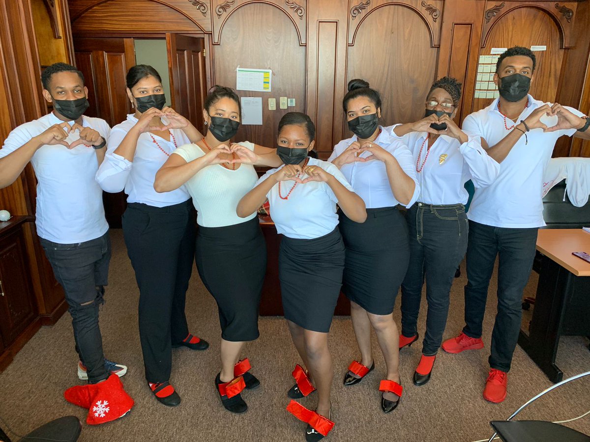 jmmbgrouptt's tweet photo. The JMMB family had double the fun on Friday, as we ended Love Week with our Doubles Day. Team members picked a partner and wore identical outfits.
Our week of love has come to a close, and what a great way to do it!
#JMMBTT #JMMBGroupTT #BestInterestAtHeart #team #love https://t.co/GVUV3lkv5X