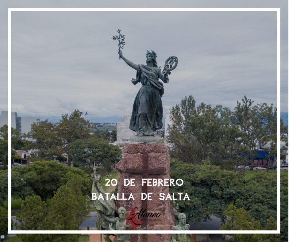 📍Hoy 20 de Febrero recordamos la victoria en la Batalla de Salta.

La batalla que libró el Ejército del Norte al mando del Gral. Manuel Belgrano y que frenó el avance realista en el territorio de las Provincias Unidas del Río de la Plata.